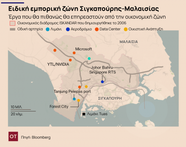 Νέα Οικονομική Ζώνη μεταξύ Σιγκαπούρης και Μαλαισίας - TechFreak.GR