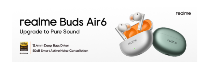 Realme Buds Air 6: Φοβερός ήχος, ANC και μεγάλη αυτονομία σε μόλις 38.6€! - TechFreak.GR