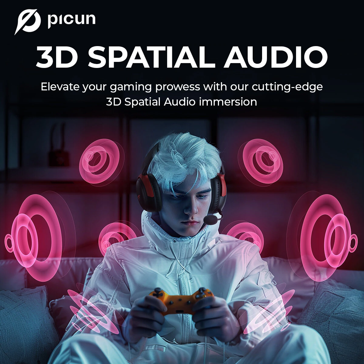 Picun G3: Ασύρματο Gaming Headset με Low Latency και ισχυρή μπαταρία, μόνο 33.6€ - TechFreak.GR