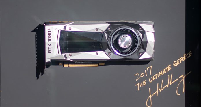 NVIDIA CEO Signs & Gives Away GTX 1080 Ti GPU - TechFreak.GR