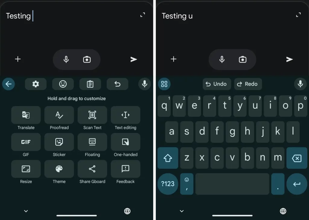 Κουμπί Αναίρεση στο Gboard για Android smartphone - TechFreak.GR