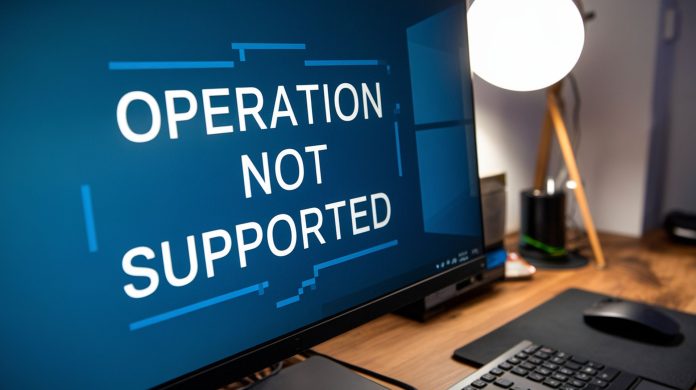 Επίλυση σφάλματος Windows 11: Operation not supported - TechFreak.GR