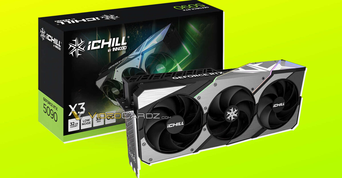 Inno3D RTX 5090 iChill X3D 32GB VRAM Triple Fan Cooler - TechFreak.GR