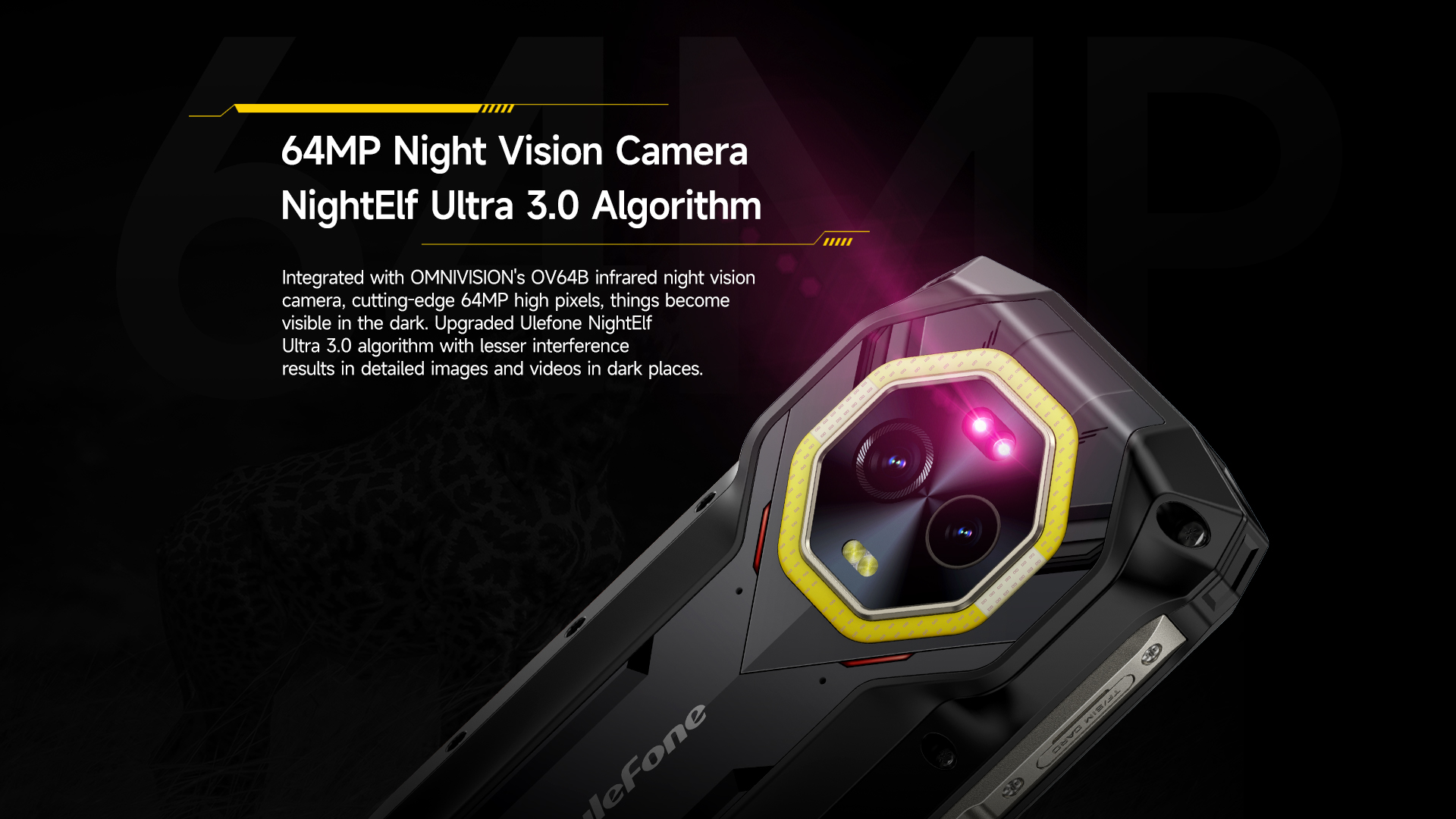 Ulefone Armor Mini 20 Pro night vision camera