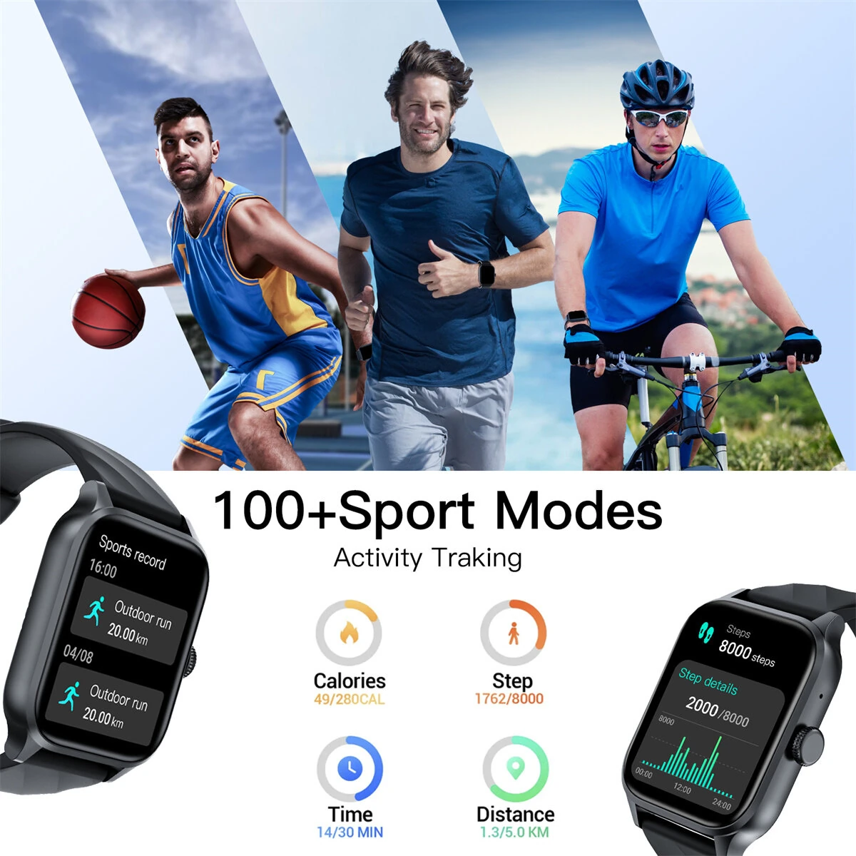 Weofly Active: Fitness Tracker 1.85