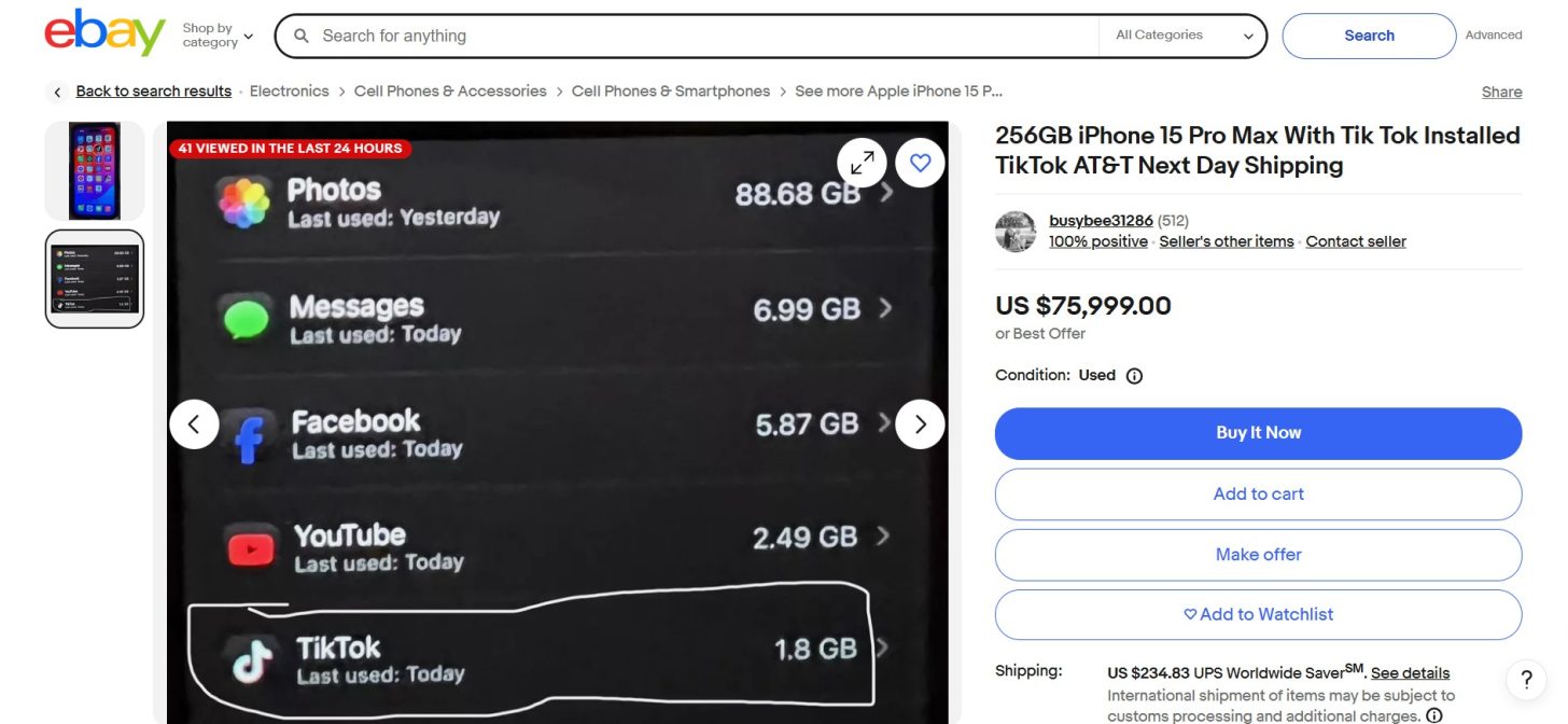 iPhones με Tiktok πωλούνται σε eBay με τιμές Mammoth - TechFreak.GR